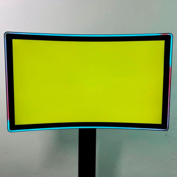 New Custom 300cd/㎡ C-Shape Brightness 32 Inch Curved Touch Screen Curved Screen Touch Integrated Machine Digital Screens