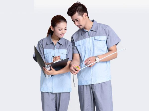 Lapel Adults Industrial Workwear No Wrinkling With Good Wash Fastness