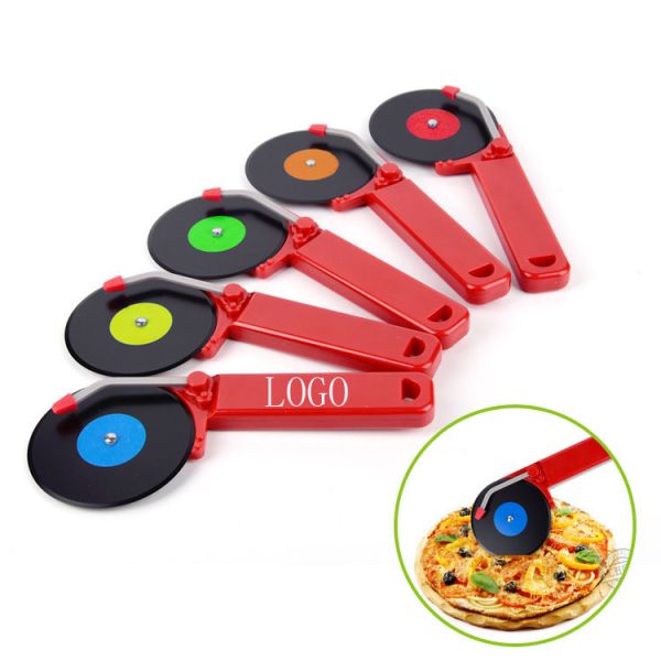 Creative Colorful Pizza Knife Stainless Steel Pizza Cutter Logo Customized