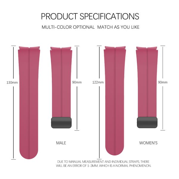 Частная форма 20 мм силиконовый ремень для Samsung Watch 5 Pro OEM ODM