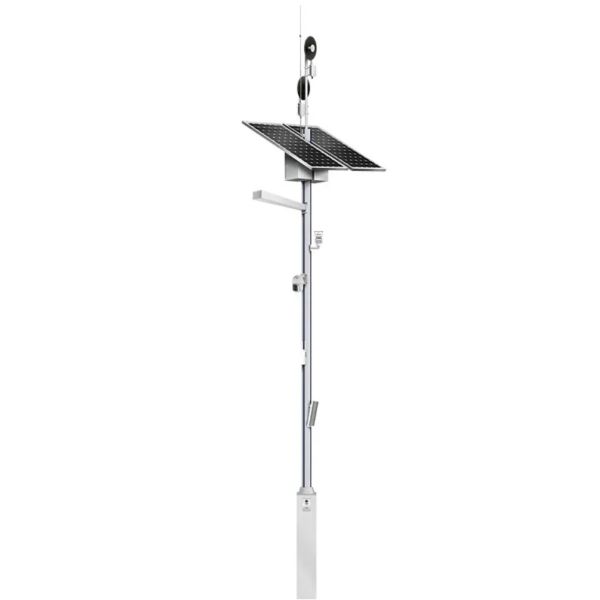 Walkway / highspeed Solar Street Light Pole With LCD Display OEM ODM