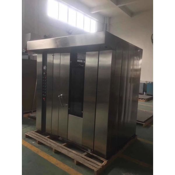 Electric 32 Tray Bread Baking Oven Gas Rotary Oven For Baking Food Production