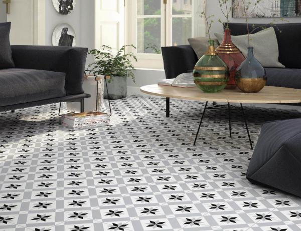 AAA Grade Moroccan Porcelain Tiles 20x20cm Matt Finish