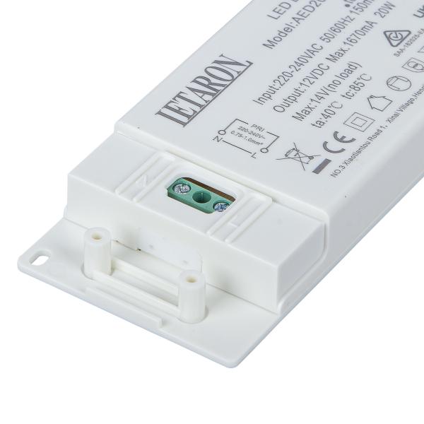 CE Certificate Constant Voltage LED Driver 6W / 12W / 15W IP44 Waterproof