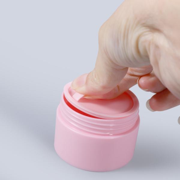 Frascos cosméticos plásticos vazios 20g 30g 50g para cuidados pessoais do gel de cabelo