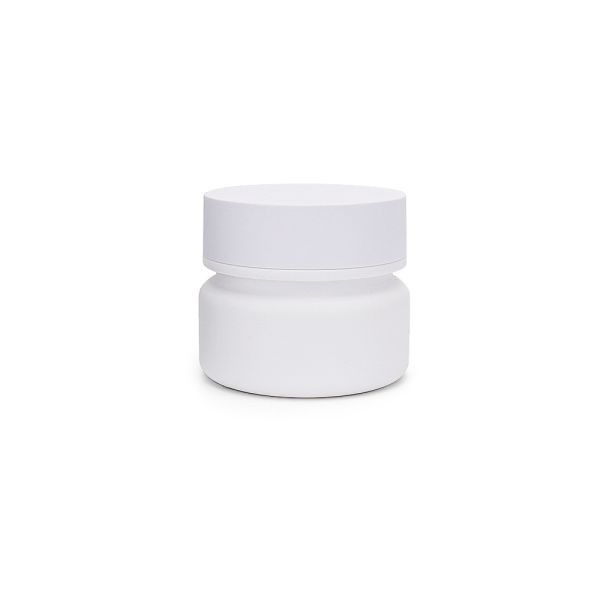 White 30ml Round PET Jar , Skin Care Empty Bottles QS Certifications