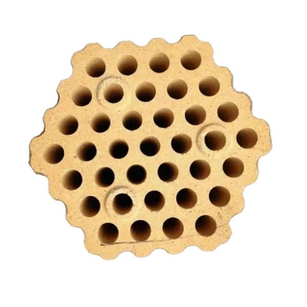 Electric Arc Furnace Fire Proof Checker Brick Made of Light Yellow Calcined Bauxite