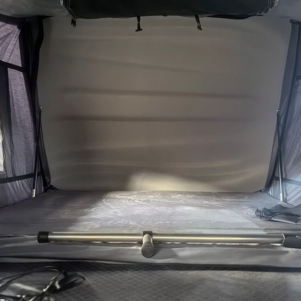4-Person Outdoor ABS Hardshell SUV Rooftop Tent Oxford Fabric Dachzelt Car Roof Top Tent for Off-Road Camping 4x4