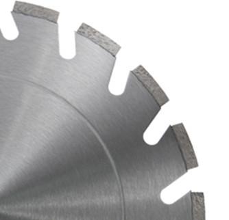 Wide U Slot Diamond Cutting Blade , Metal Bond Diamond Concrete Cutting Blades