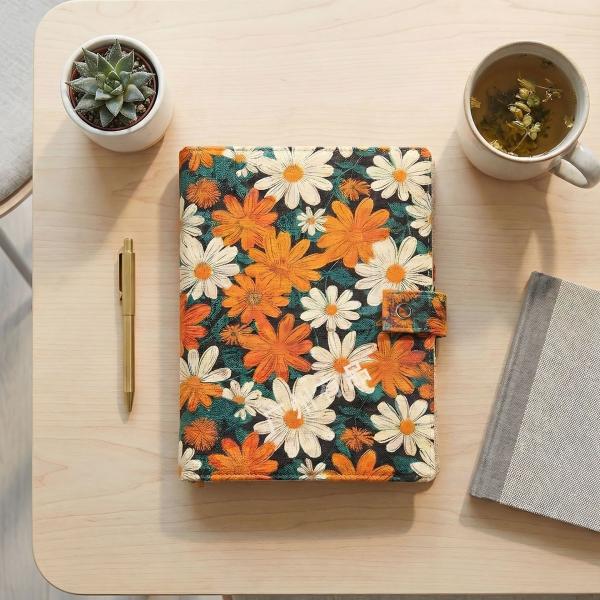 Custom Book Protective Cover A5 Linen Sublimation Notebook Book Cover Blank