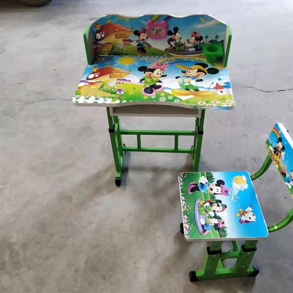 Animal Style Childrens Desk Chair With Storage Purple Blue Cartoon