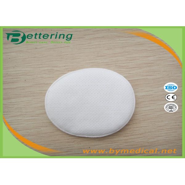 Disposable Surgical Absorbent Cotton Dressing , Non Adhesive Oval Eye Pads Covered