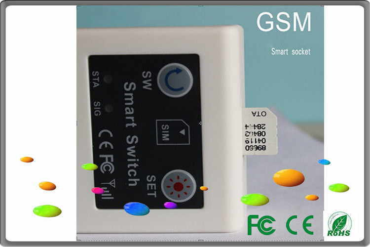 Home Automation Systems GSM remote controlled plug socket for Refrigerator