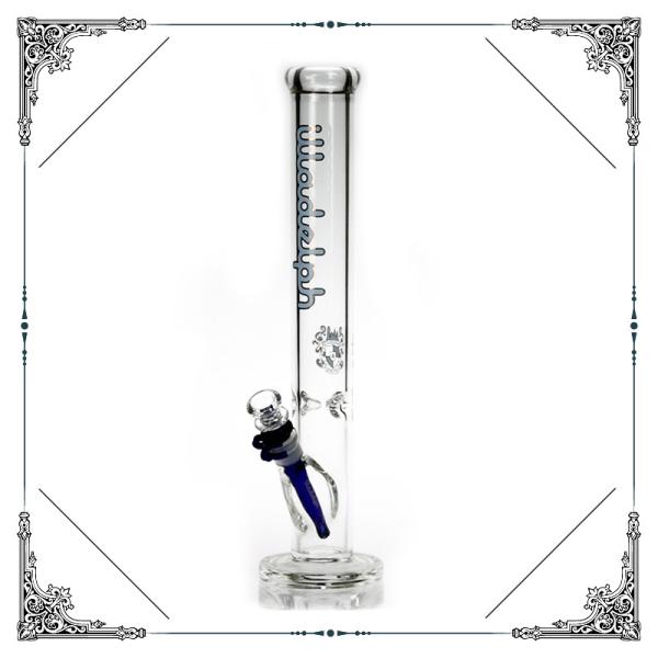  7MM Thick Glass Bong 17 Inches Tall Straight Tube Glass Smoking Pipes