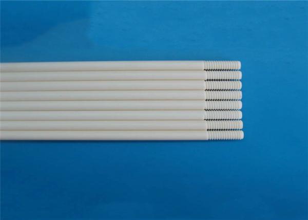 Customized Machining Alumina Ceramic Threaded Rod High Corrosion