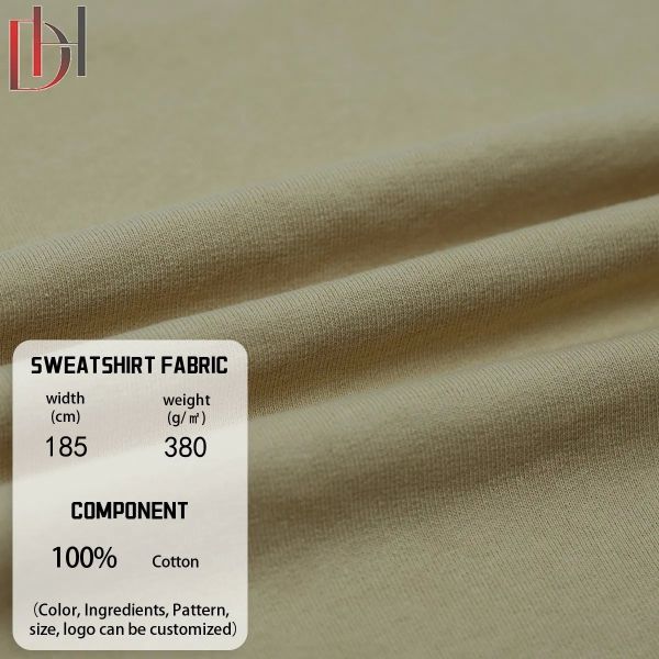 Factory Price Customizable Garment Textile Woven Shirt Cotton Terry Soft Hoodie Winter Fabric