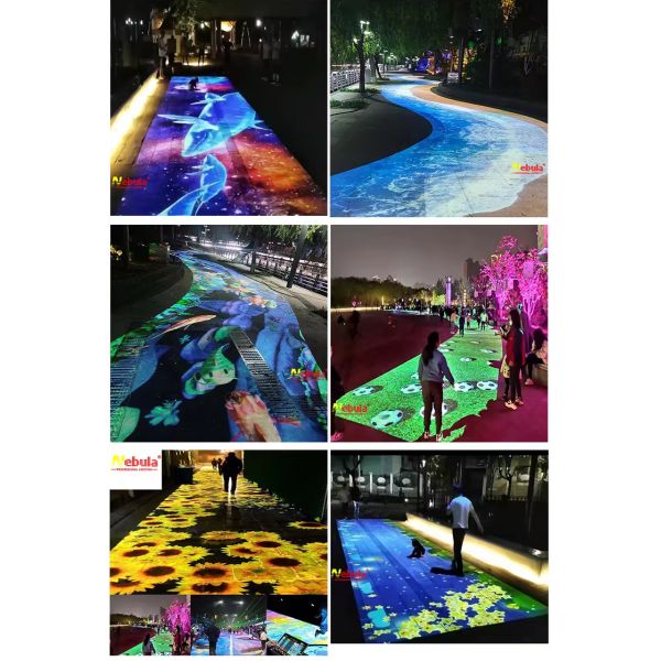 1000LM OUTDOOR INTERACTIVE DIGITAL PROJECTOR WITH EDGE BLENDING