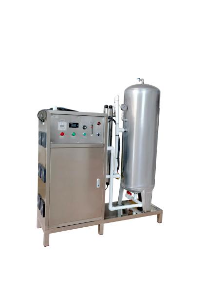 1.2KW Purificação Industrial de Água do Mar Ro Instalação de Tratamento de Água Equipamento de Água Mineral Usado Gerador de Ozono