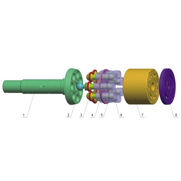 Pompe à Piston hydraulique Kayaba KYB87 Kayaba pompes