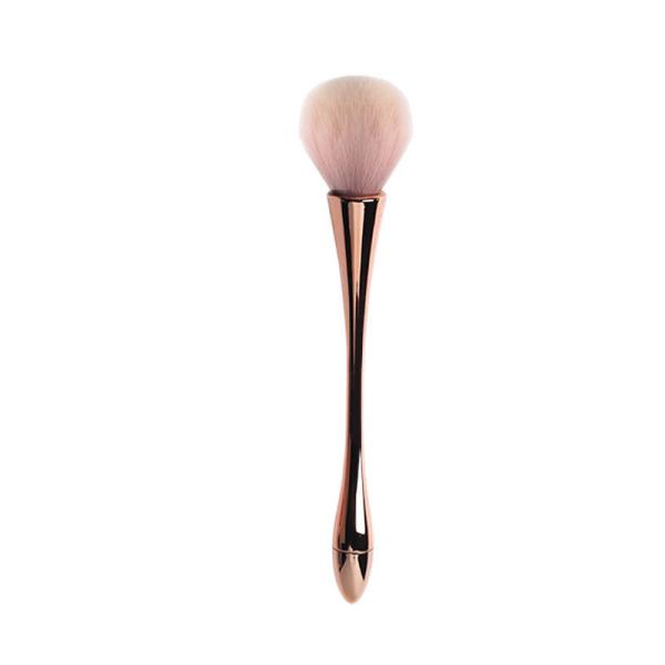 Slim Wrist Shape Natural Hair Makeup Brushes , Flat Synthetic Foundation Brush 0.2kg
