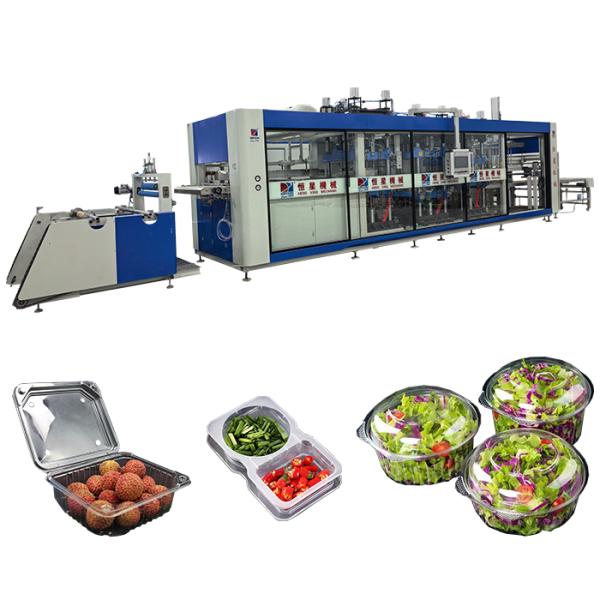 150mm Height Pressure Thermoforming Equipment For Fruit Vegetable Transprant Blister Box
