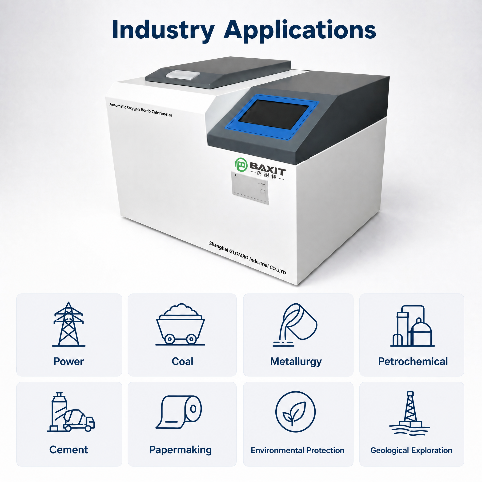 Oxygen Bomb Calorimeter Manufacturer | ASTM D240 Coal Heat Value AnalyzerAutomatic Bomb Calorimeter | High Precision Lab Calorific Value Testing Equipment