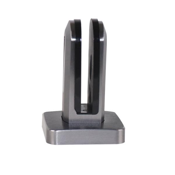 Glass Clip for Flooring Mounted Swimming Pool Glass Holder in Railing System Style