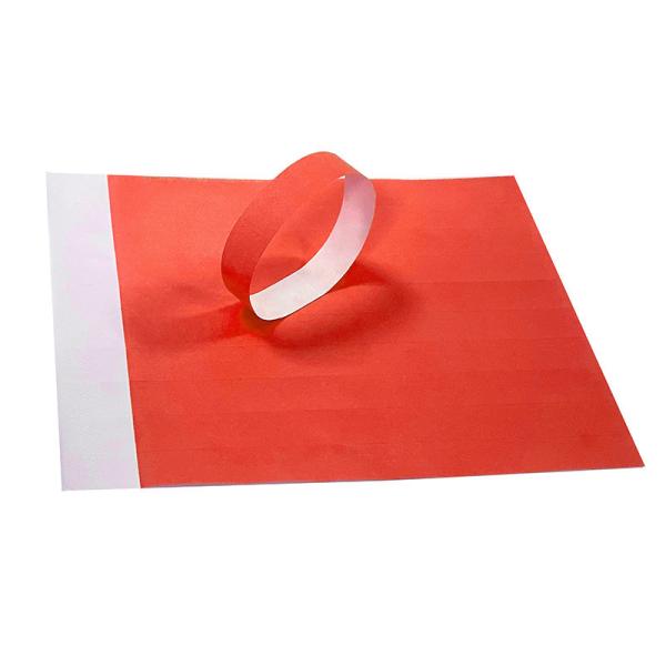 Full Color Printing Adjustable Tyvek Wristbands for Luxury Style Events and Parties