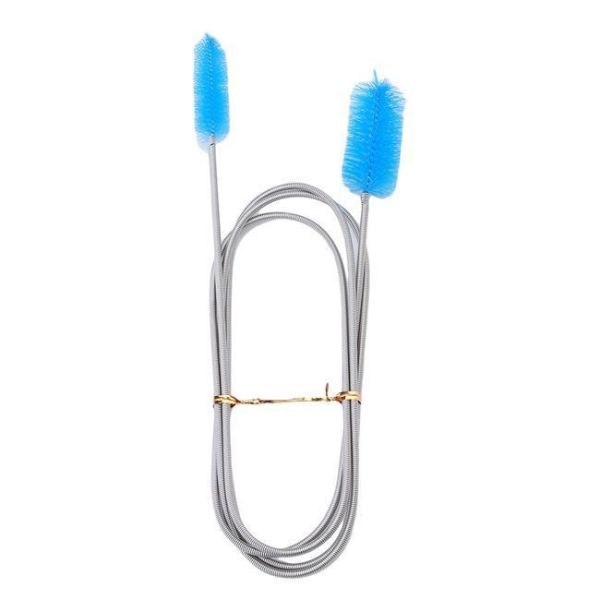 Flexible Double Head CPAP Cleaning Brush Tube Pump Filter 155 CM Length
