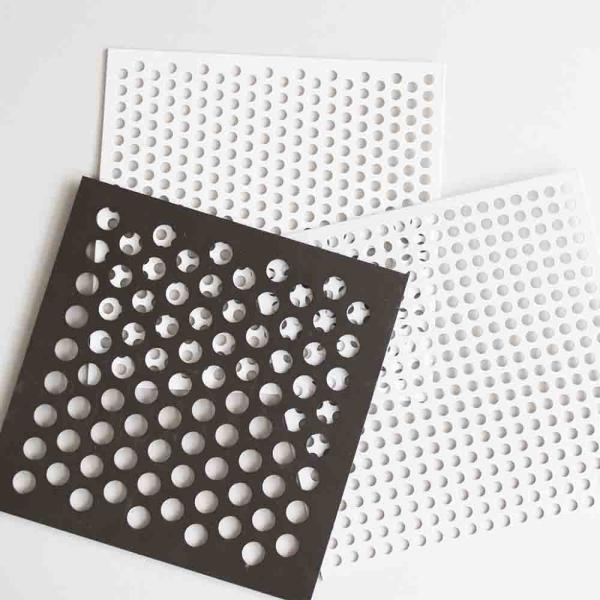 Powder Coated Perforated Metal Sheet Superior Abrasion Resistance For Home Appliances