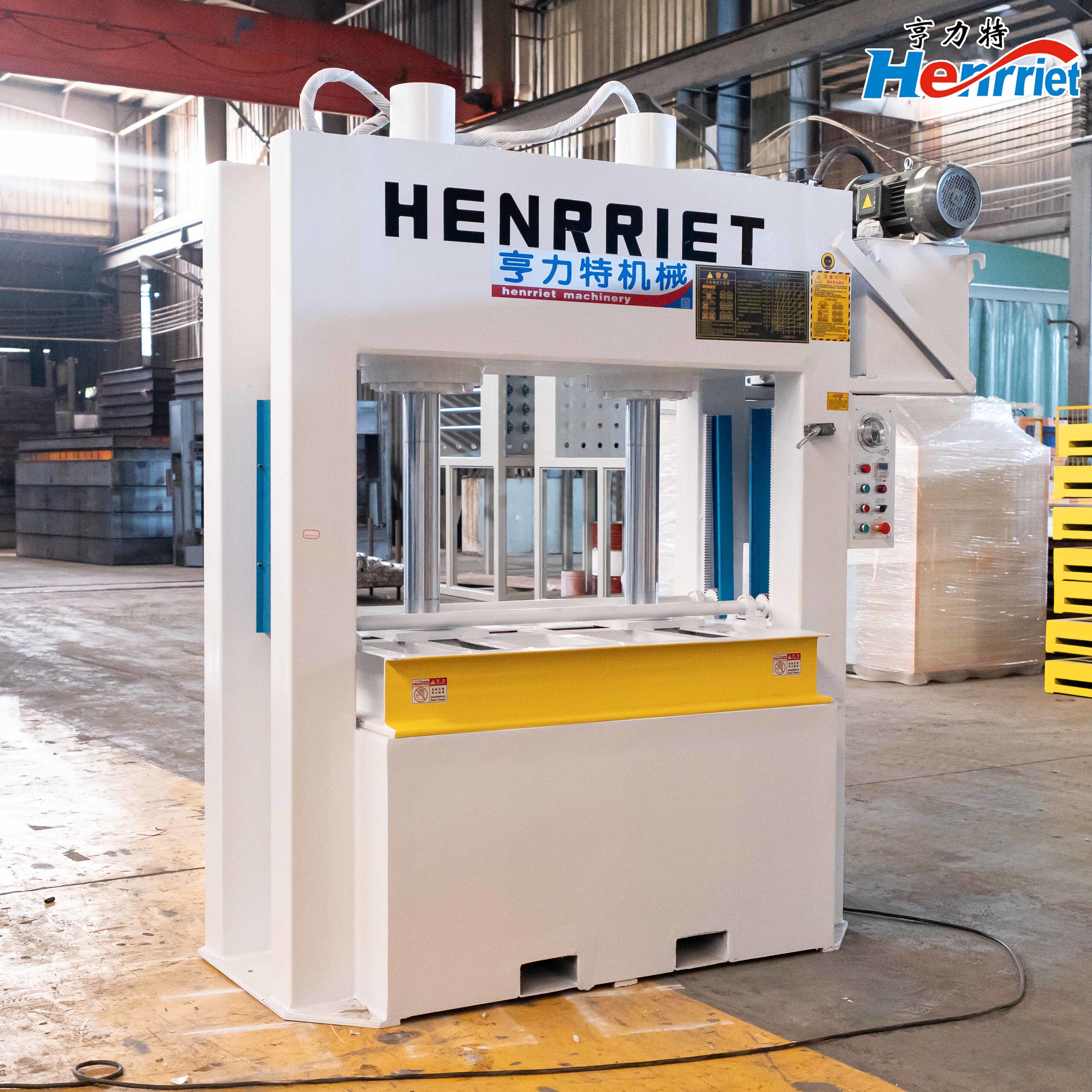80T Maximum Pressure Hydraulic Door Panel Press Machine with 1500×1100mm Table and Dual-Cylinder Hydraulic System