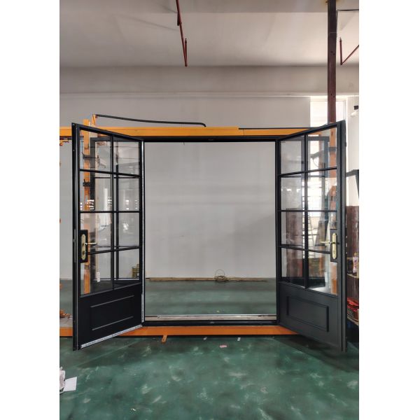 French Style Broken Bridge Aluminum Profile Balcony Door