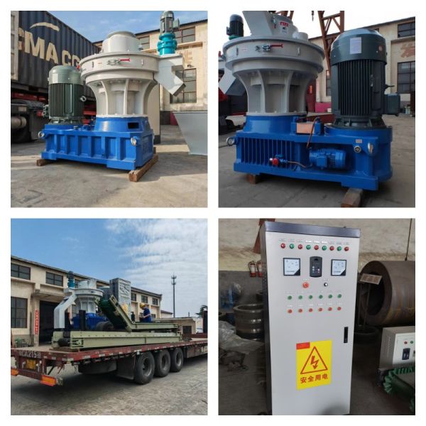 кольцо производственной линии 800-1000kg/H лепешки биомассы 55kw умирает производственная линия лепешки