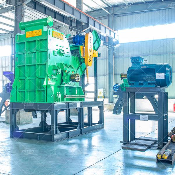 Radiateur de fil de cuivre en aluminium déchiqueteur broyeur à marteaux concasseur de métaux déchets acier concasseur machine prix