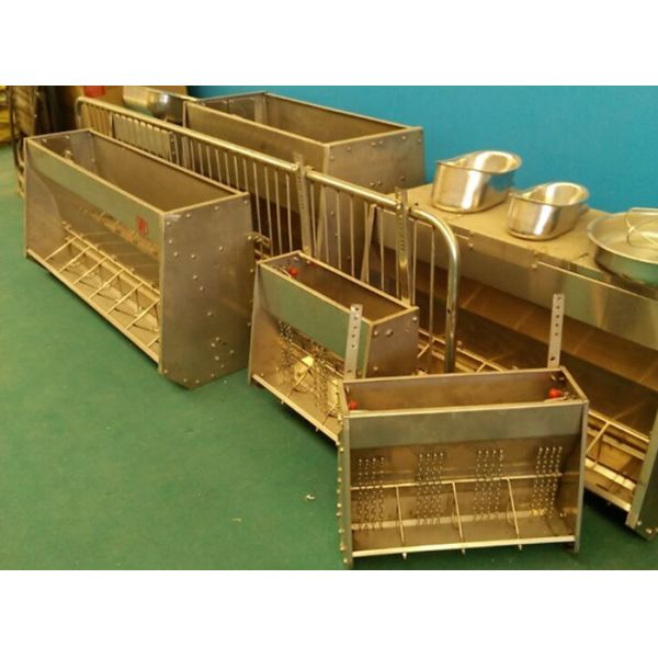 High Toughness Automatic Hog Feeder , Double Sided Pig Feeder 2 Meters