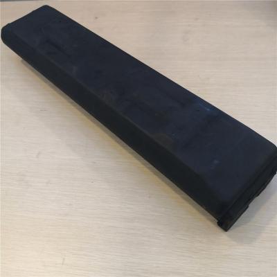 Black Rubber Steel Clip On Roadliner Track Pads For Excavators