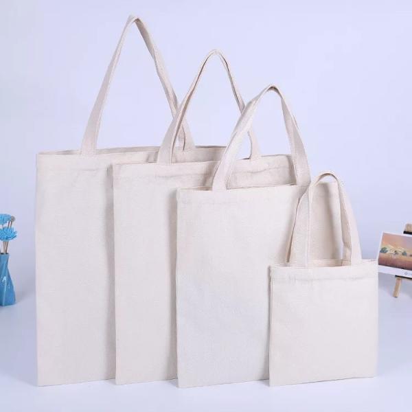 Wear Resistant Cotton Promotional Gift Bags With Laminated Full Color Printing