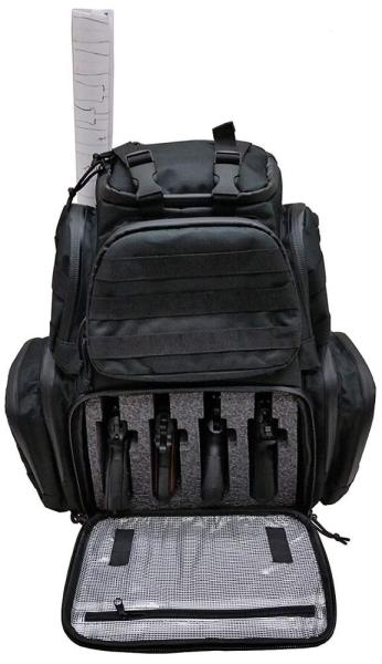4 Pistol Tactical Rifle Case Backpack , Durable Military Duffle Bag For Shooting