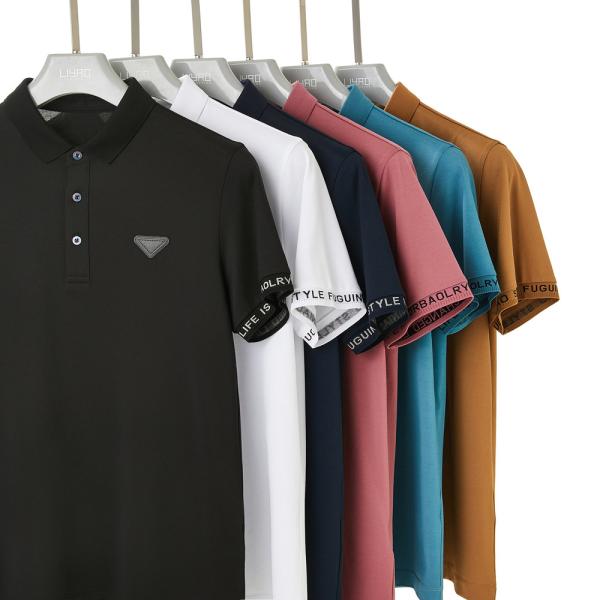 Kids 100% Cotton Pique Golf Polo Shirt Anti Wrinkle For Summer Season