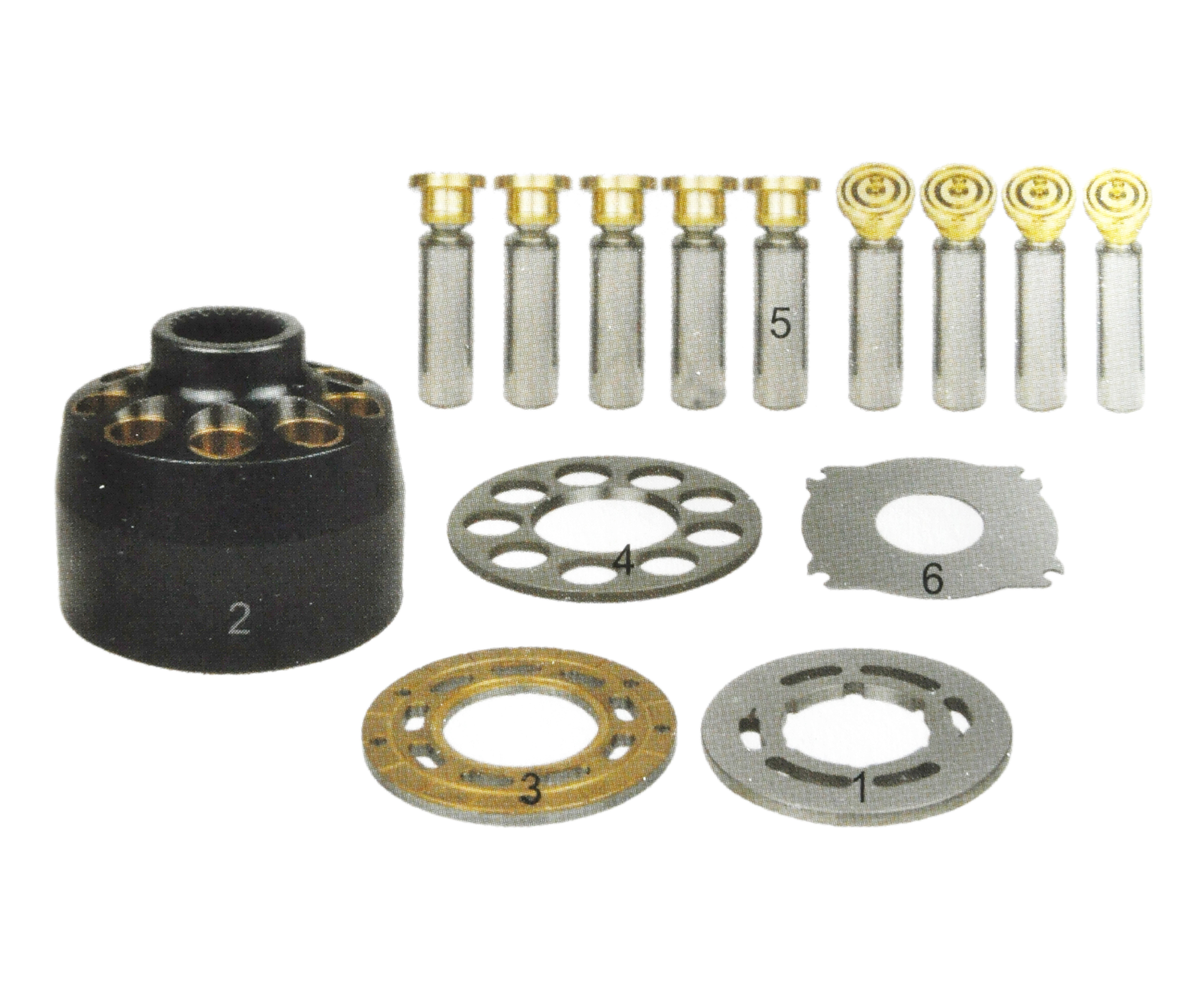 K3V63 K3V112 K3V140 K3V180 Alloy Steel Hydraulic Pump Parts For Construction Machinery Excavators