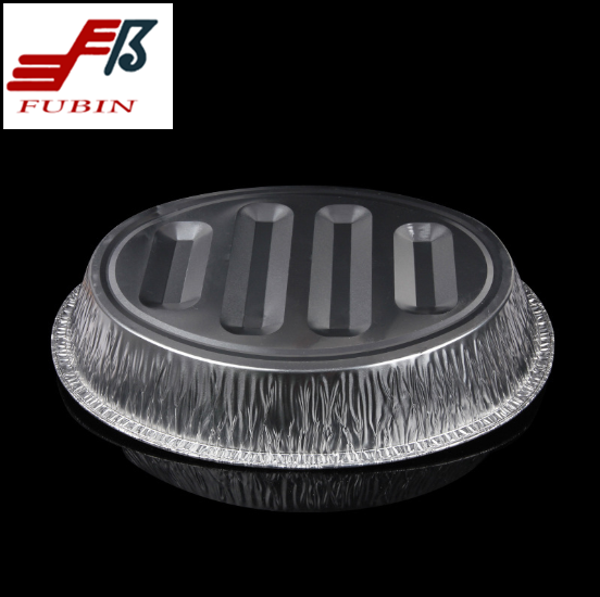 Household Disposable Oval Foil Trays Water Resistant