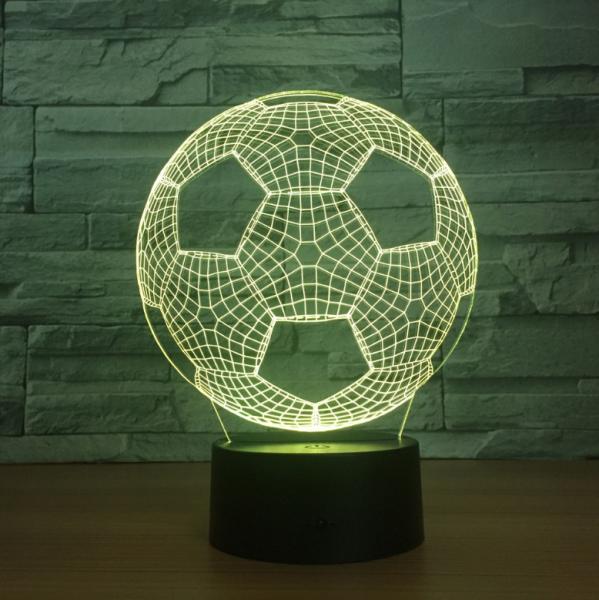 Football 3D LED Night Light 7 Colors Change with Remote Control As Christmas Gifts For Baby Room Decoration