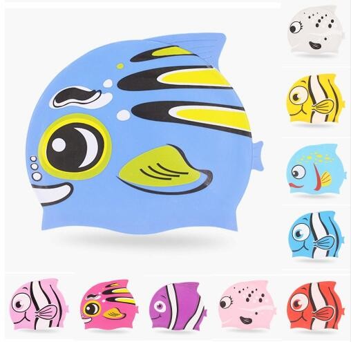 New 2016 Elastic Water Resistant Silicone Gel Kids And Adults Swimming Children Pool Sports Cap Hat For Men Ladies Women