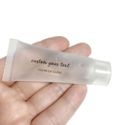 Packaging Lip Gloss Sticker Labels , Cosmetic Custom Lip Balm Labels
