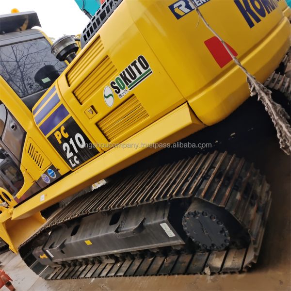 Used Komatsu Excavator PC210 Hydraulic Crawler Excavator Operating Weight 21tons