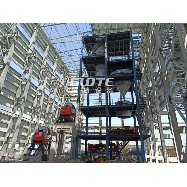 Завод по промывке кремниевого песка на 200 т / ч для стеклянного песка в проекте 