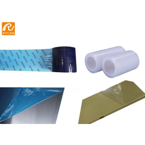 Фильм поверхности ПЭ удаления 60 микронов защитный, голубой защитный фильм РоХС одобрил