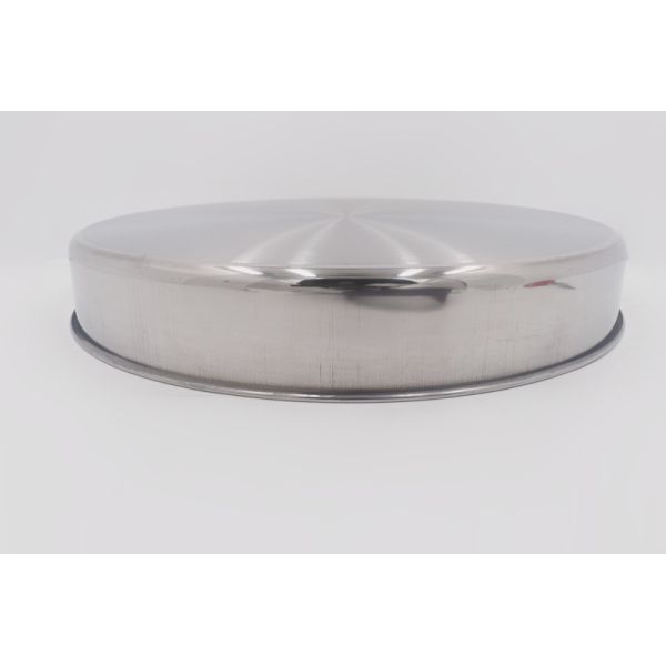 3pcs  Bakeware Stainless Steel Cake Plate Nonstick Pizza Pan