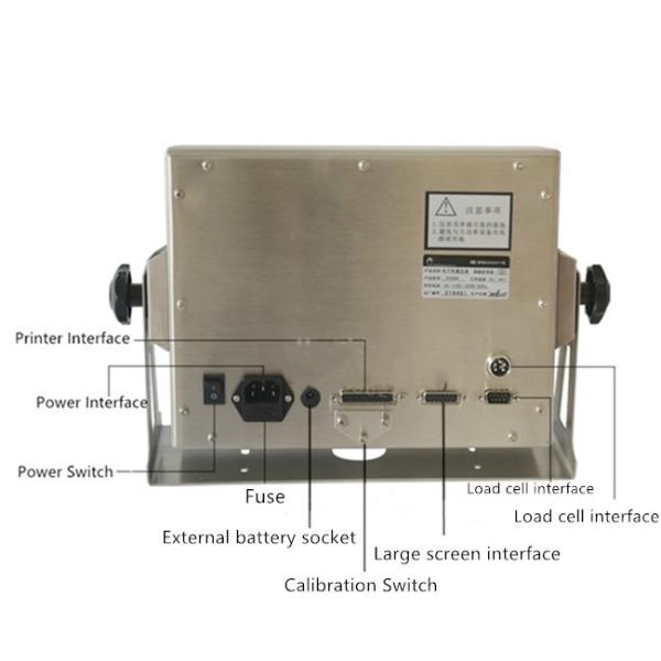 Truck Weighing Scale Indicator AC / DC Power Supply D2008H Digital Type