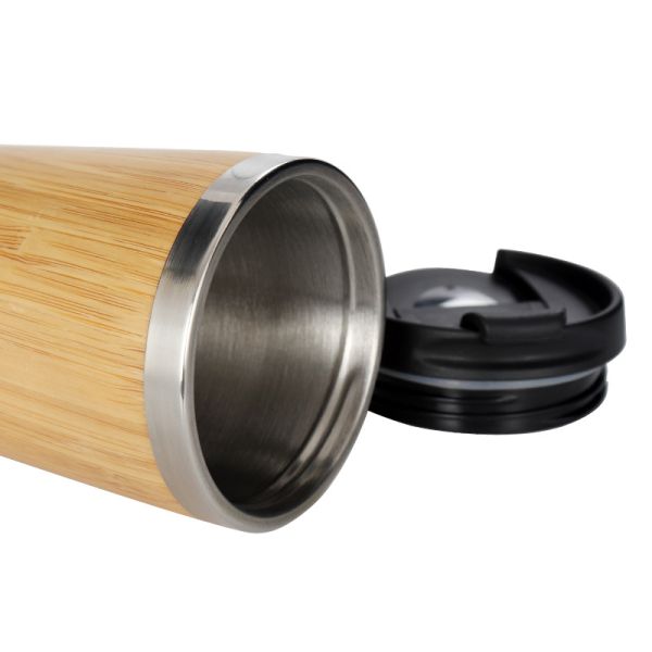 Bamboo 20 Oz Stainless Steel Tumbler Bulk Insulated Travel Tumbler